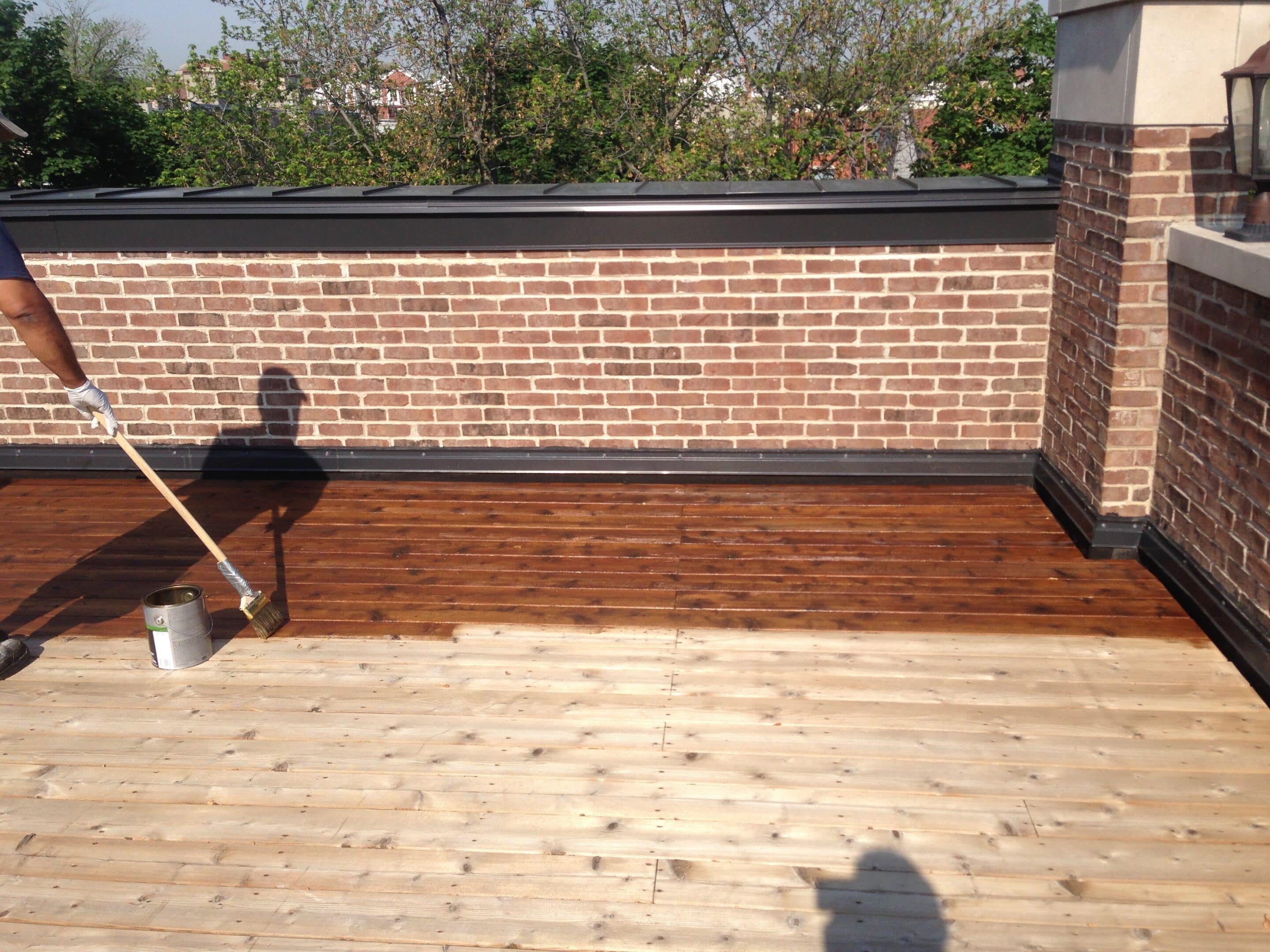 Deck Staining Service Chicago